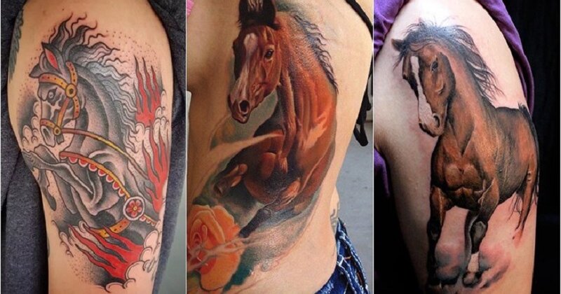 Horse tattoo Hình xăm ngựa lửa By Hoàng Hưng  Hình xăm Hình xăm ngựa  Xăm