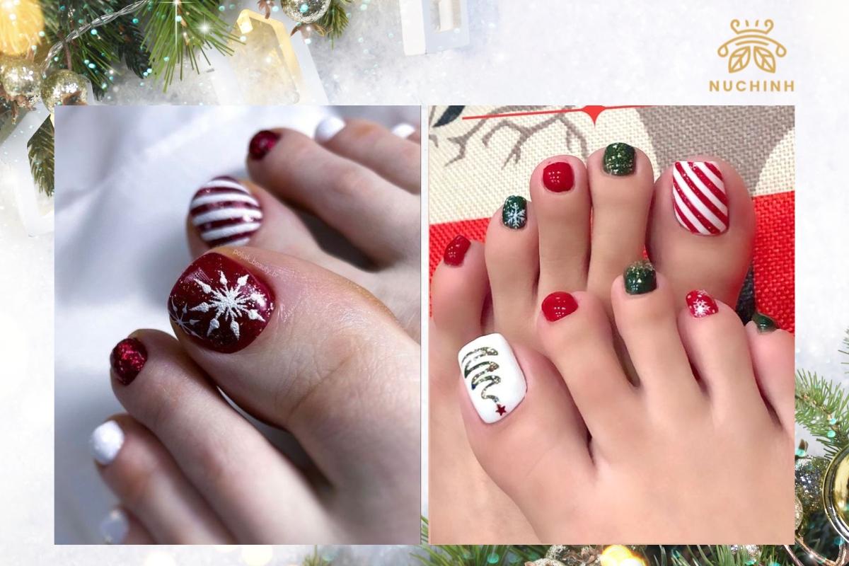 Những mẫu nail xinh đẹp cho mùa Giáng sinh năm nay