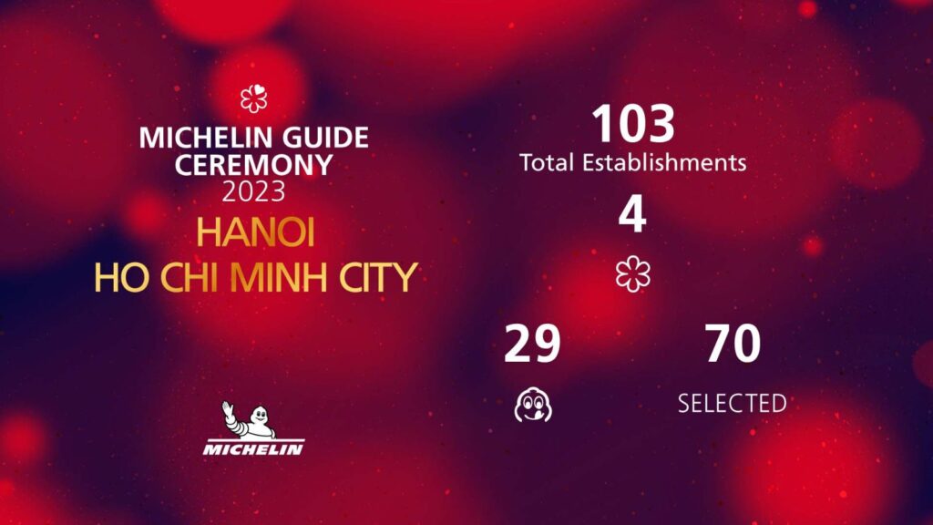 103 nhà hàng được vinh danh trong bản đầu tiên của MICHELIN Guide Hà Nội và TPHCM