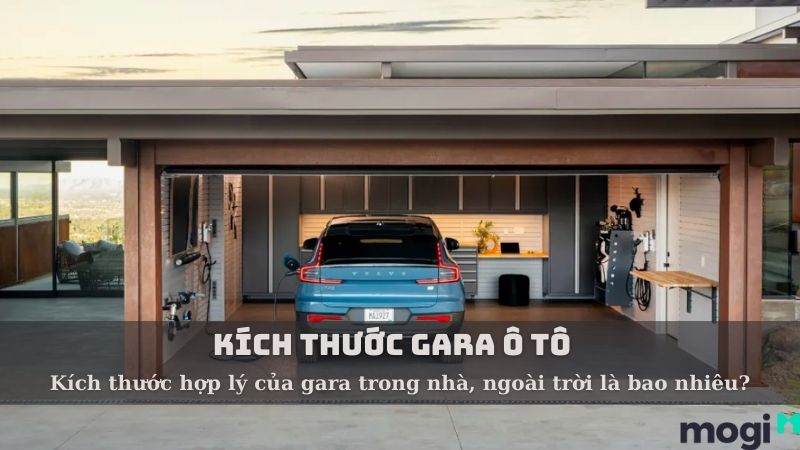 Kích Thước Gara Ô Tô Trong Nhà, Ngoài Trời Theo Tiêu Chuẩn