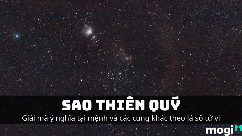 Luận Giải Ý Nghĩa Sao Thiên Quý Trong Tử Vi Đẩu Số