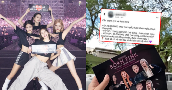 Vé concert BLACKPINK được rao bán lên đến 25 triệu, thị trường hỗn loạn, rủi ro lừa đảo