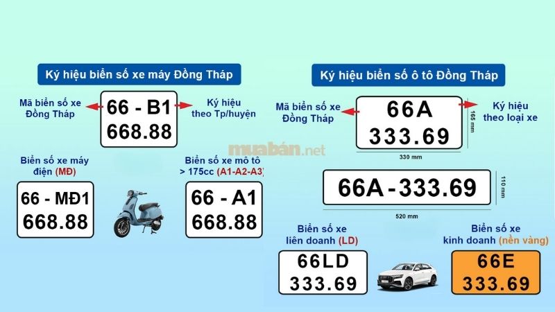 Biển số xe Đồng Tháp là bao nhiêu? Ký hiệu của từng khu vực