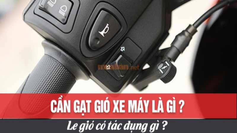 Cách chỉnh cần gạt gió xe máy đúng cách, đơn giản nhất