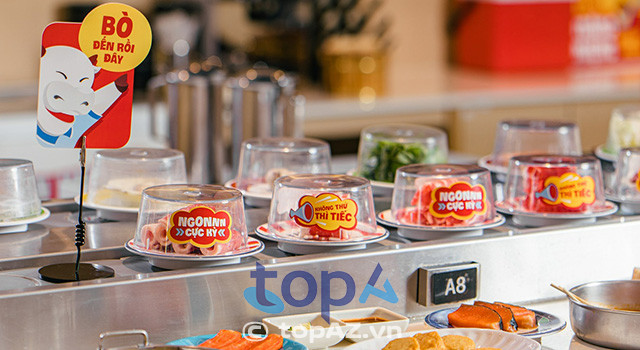 Top 10 Nhà hàng Buffet lẩu băng chuyền tại TPHCM ngon quên lối về